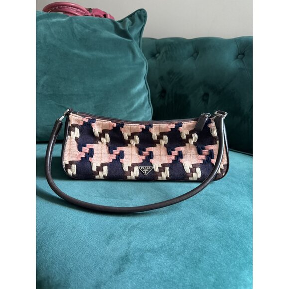 Prada Tweed Shoulder Bag - Picture 6 of 8